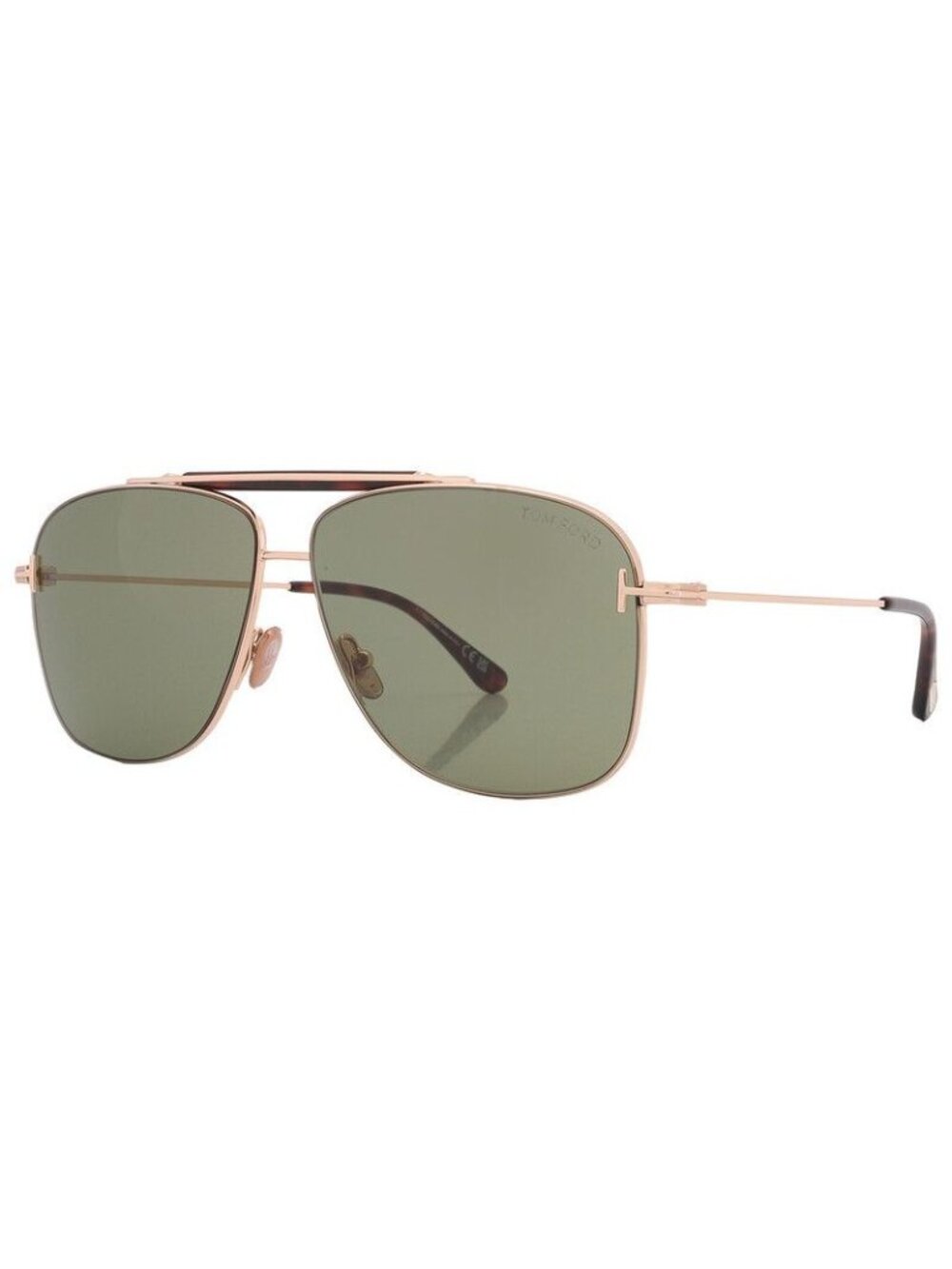 NWT Tom Ford Jaden TF1017 28N Green Navigator Men's Sunglasses FT1017 28N